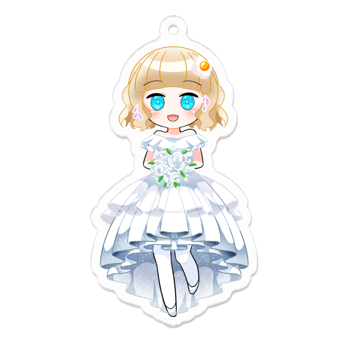 アクリルキーホルダー - 70 x 70 (mm)