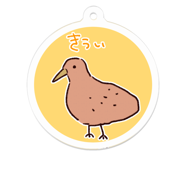 アクリルキーホルダー(コーティング) - 50 x 50 (mm)