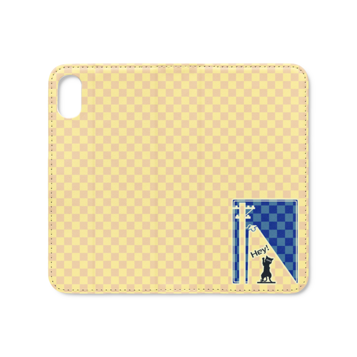 手帳型iPhoneケース(ベルトなし) - iPhone XS / X - ストラップ穴 なし