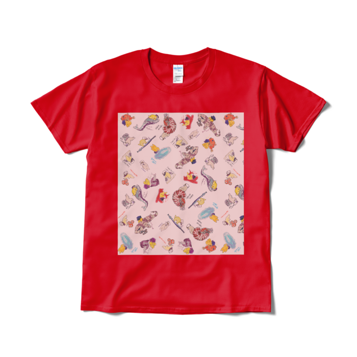 Tシャツ(短納期) - L - レッド