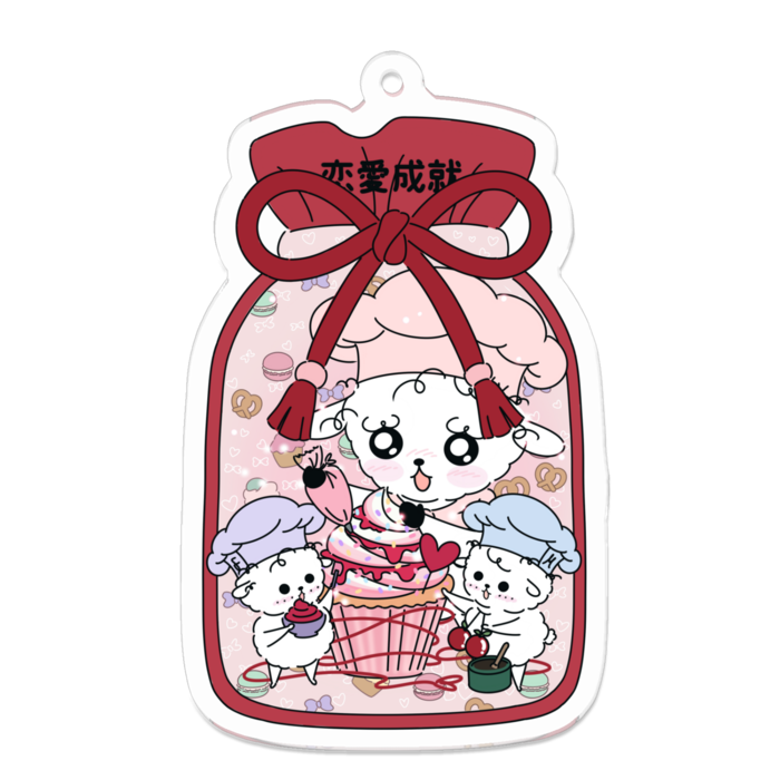 アクリルキーホルダー - 70 x 70 (mm)
