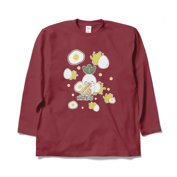 ロングスリーブTシャツ - XL - バーガンディ