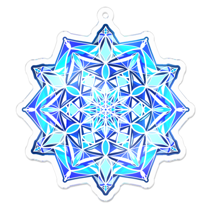 アクリルキーホルダー - 70 x 70 (mm)