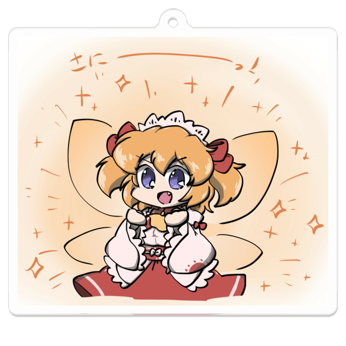 アクリルキーホルダー - 70 x 70 (mm)