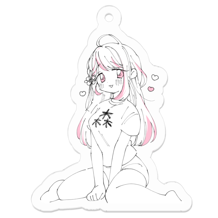 アクリルキーホルダー - 50 x 50 (mm)