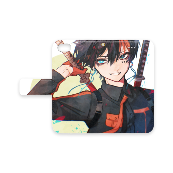 手帳型iPhoneケース - iPhone 8 / 7 / SE2 - ストラップ穴 あり