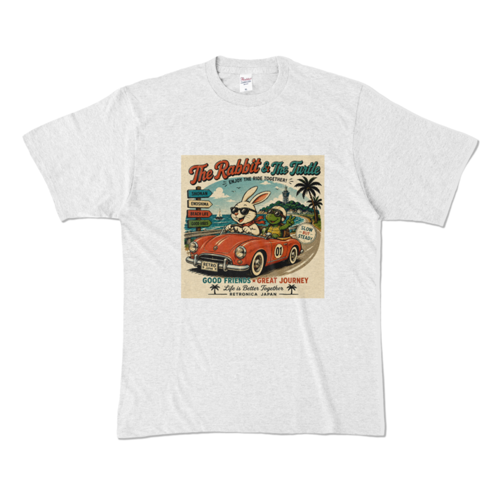 カラーTシャツ - XL - アッシュ (淡色)