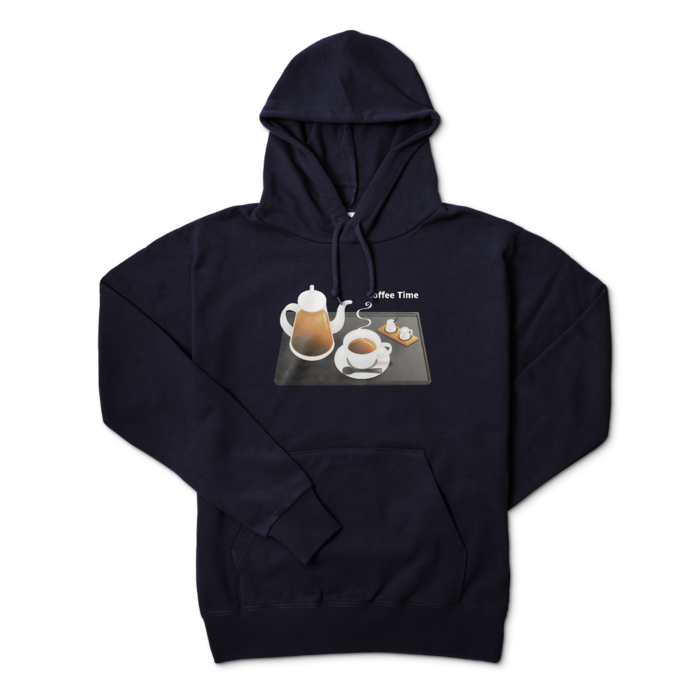 プルパーカー　紺色　L