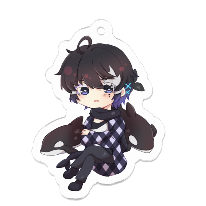 アクリルキーホルダー - 50 x 50 (mm)