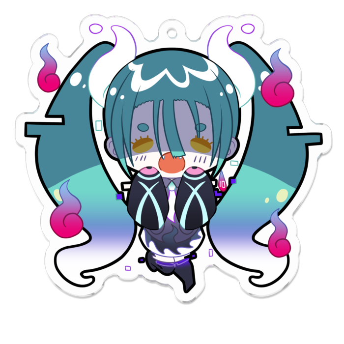 アクリルキーホルダー - 70 x 70 (mm)