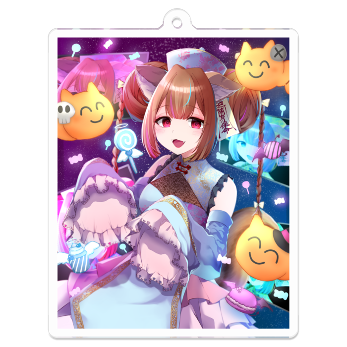 アクリルキーホルダー - 70 x 70 (mm)