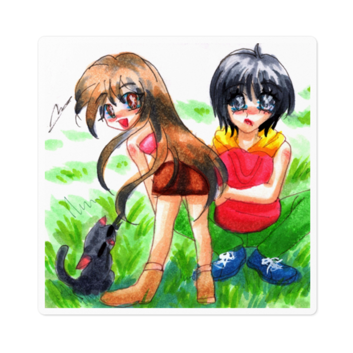 ステッカー - 100 x 100 (mm)
