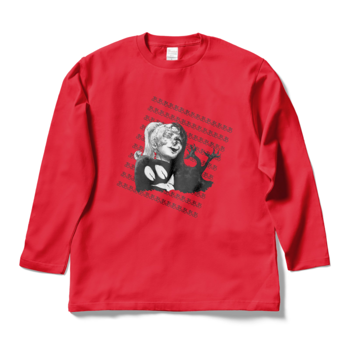 ロングスリーブTシャツ - L - レッド