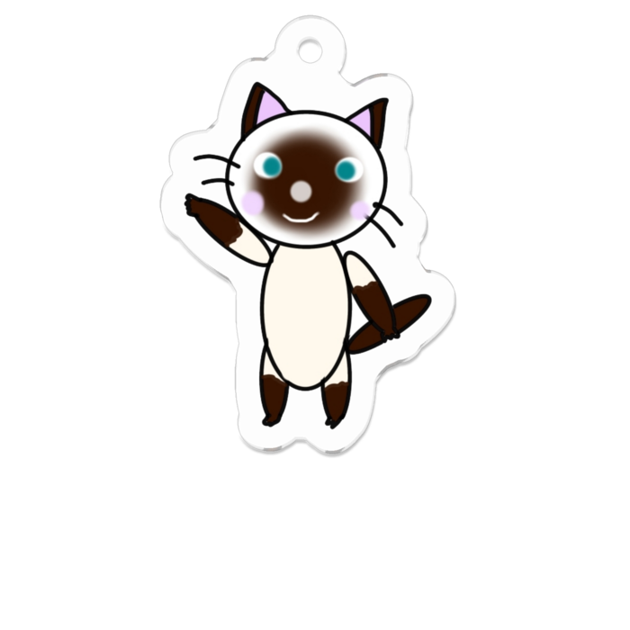 アクリルキーホルダー - 50 x 50 (mm)