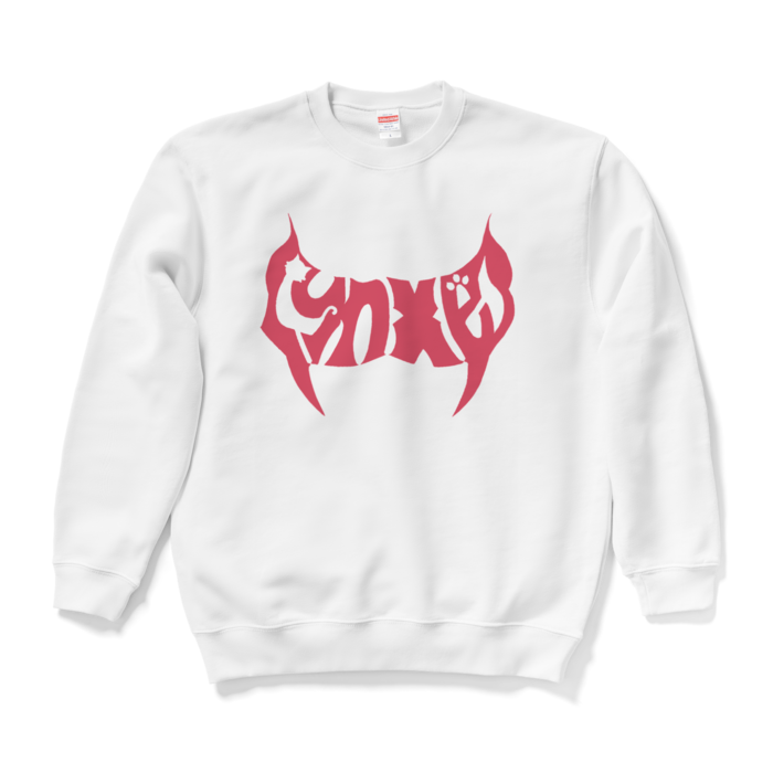 - L - ホワイト（赤文字）