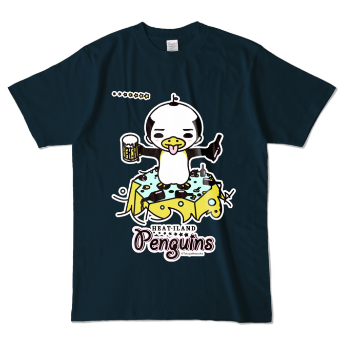 カラーTシャツ - L - ネイビー (濃色)