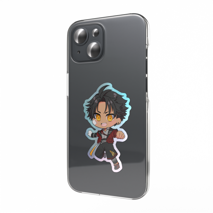 オーロラスマホステッカー - 大坂くん