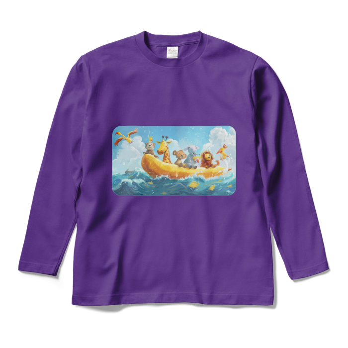 ロングスリーブTシャツ - M - パープル