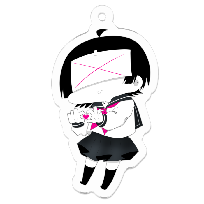 アクリルキーホルダー - 50 x 50 (mm)