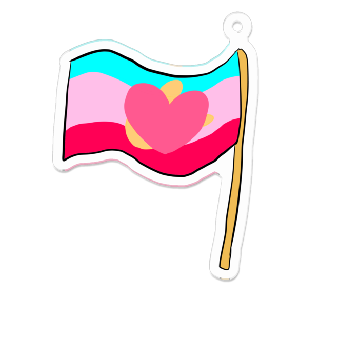 アクリルキーホルダー - 70 x 70 (mm)(4)