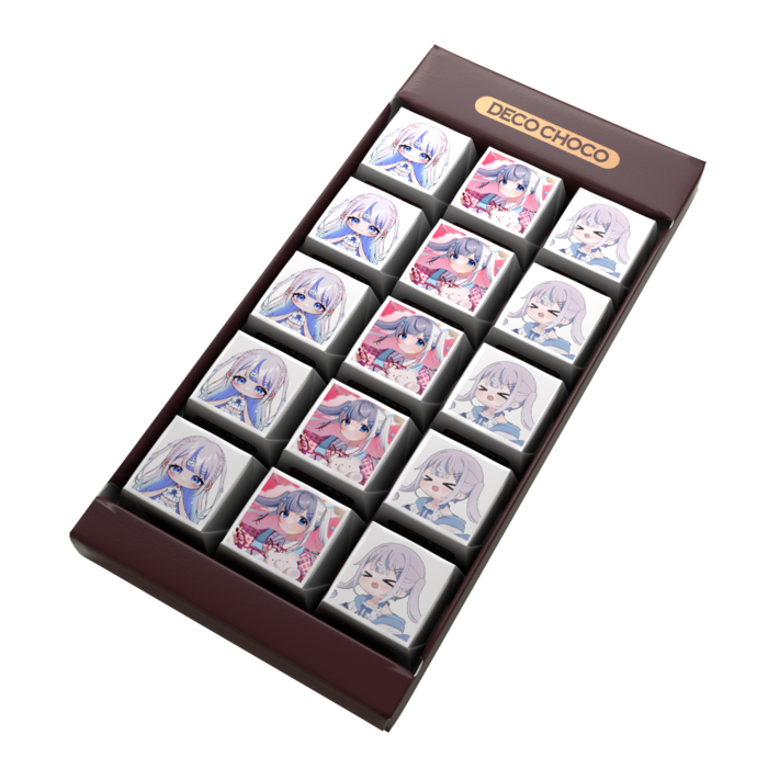 DECOチョコ - 列ごとにデザイン