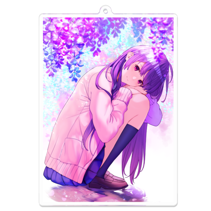 アクリルキーホルダー - 100 x 100 (mm)