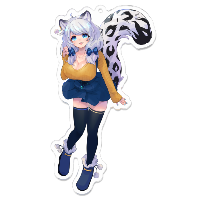 アクリルキーホルダー - 100 x 100 (mm)