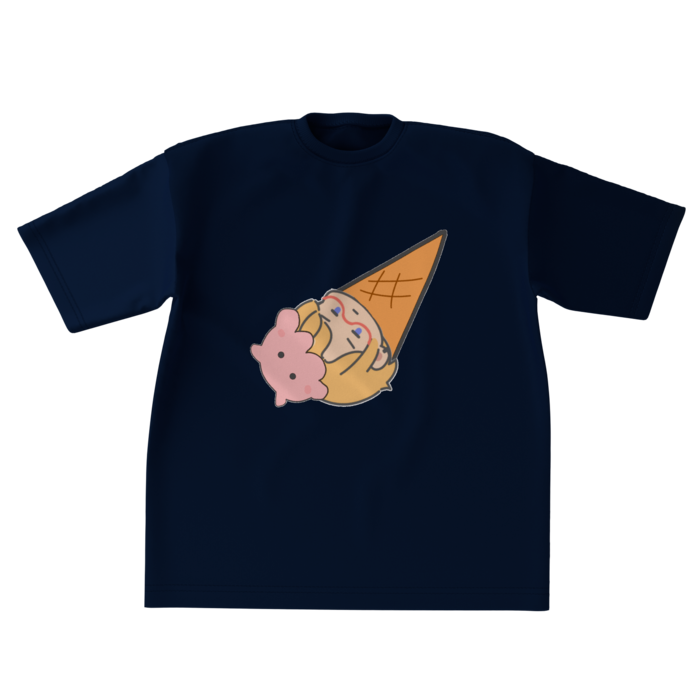 ビッグシルエットTシャツ - XL - 正面
