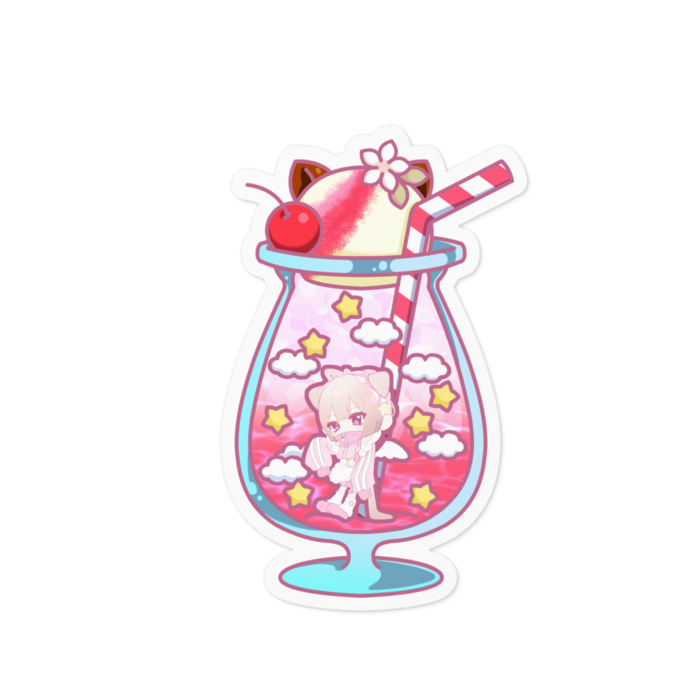 ステッカー - スペシャルドリンク 茉如和華