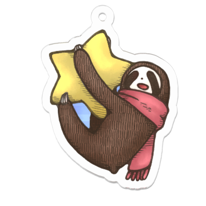 アクリルキーホルダー - 50 x 50 (mm)