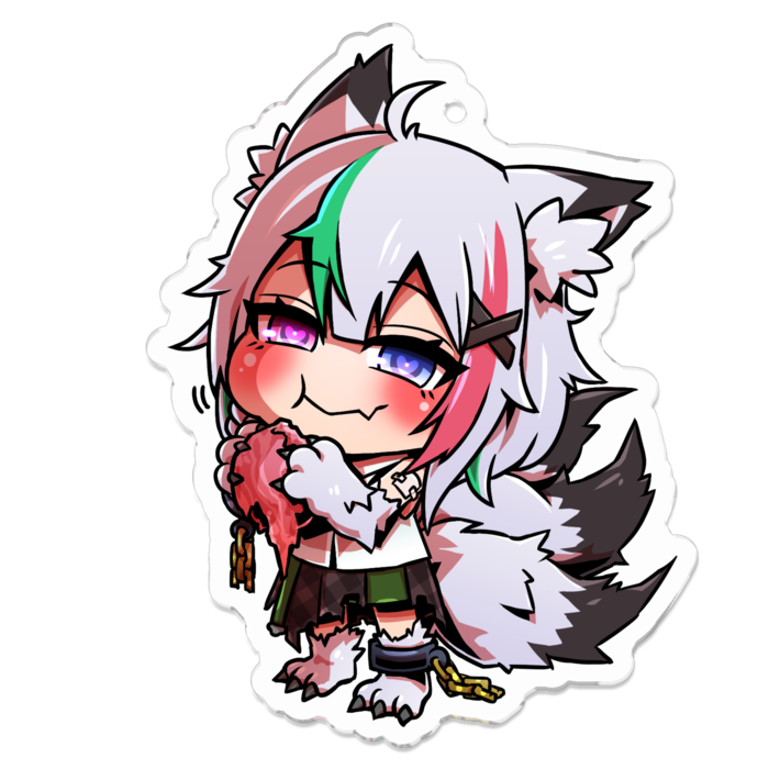 アクリルキーホルダー（コーティング） - 70 x 70 (mm)