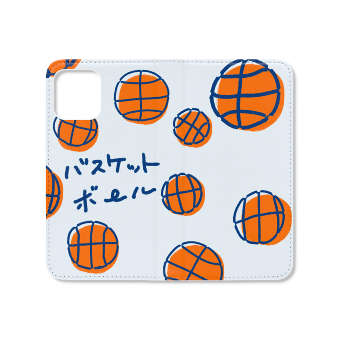 手帳型iPhoneケース(ベルトなし) - iPhone12 / 12 Pro - ストラップ穴 なし