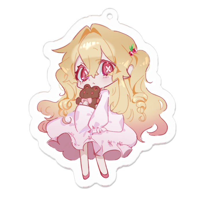 アクリルキーホルダー - 70 x 70 (mm)