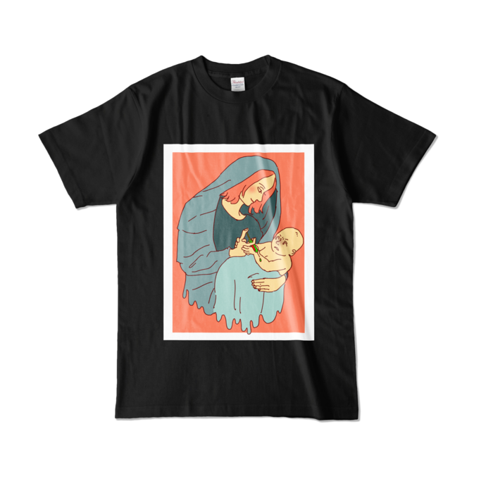 カラーTシャツ - L - ブラック (濃色)