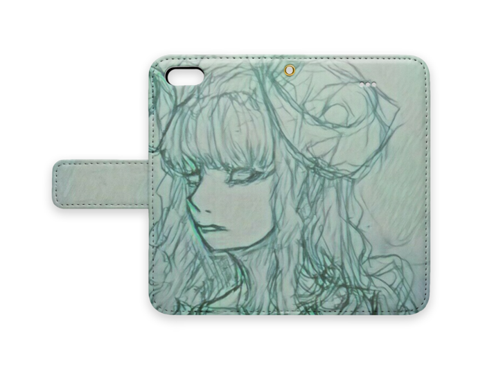 手帳型iPhoneケース - iPhone 5 / 5s / SE - ストラップ穴 あり