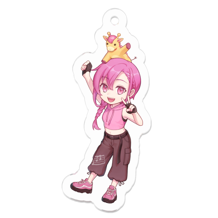 アクリルキーホルダー - 50 x 50 (mm)