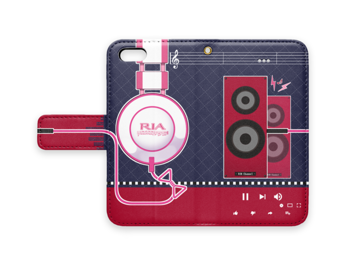 手帳型iPhoneケース - iPhone 5 / 5s / SE - ストラップ穴 あり