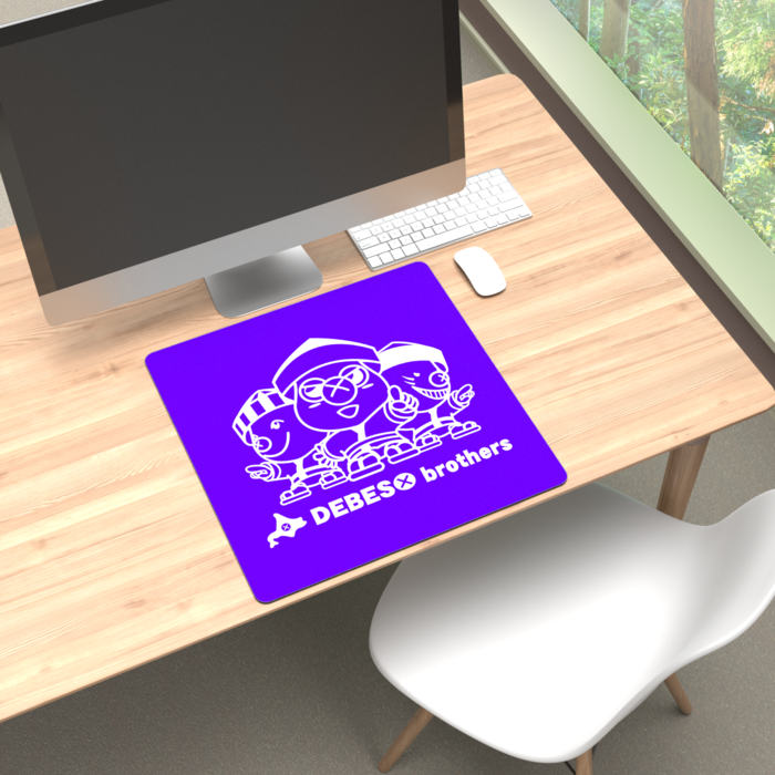 デベそブラザーズfull プレイマット - 450 × 450mm