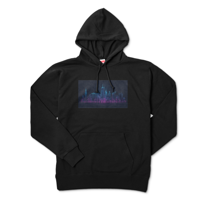 パーカー - XL - ブラック