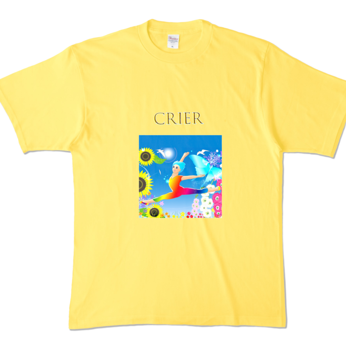 カラーTシャツ - XL - イエロー (濃色)