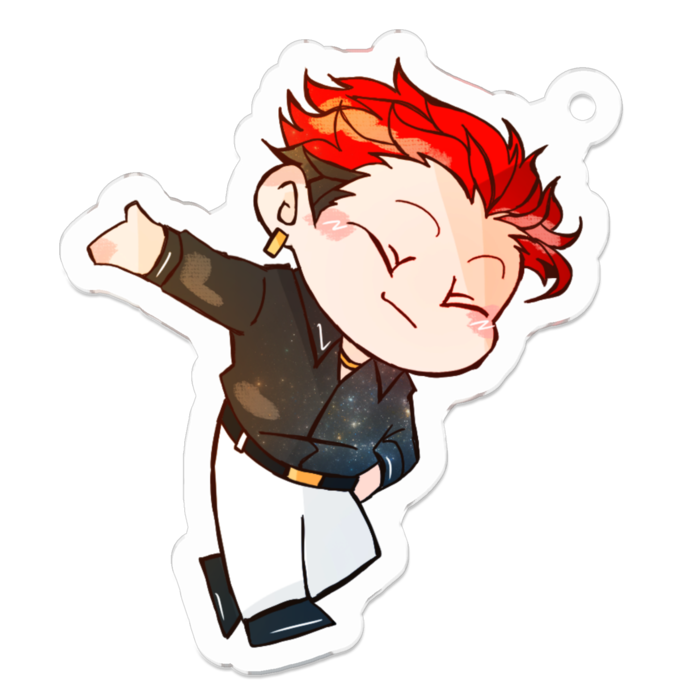 アクリルキーホルダー - 50 x 50 (mm)