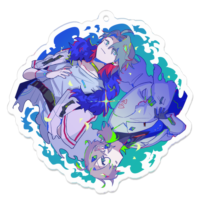 アクリルキーホルダー - 70 x 70 (mm)