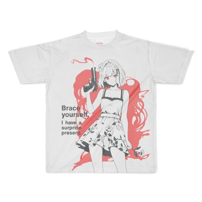 フルグラフィックTシャツ - XL - 正面印刷のみ