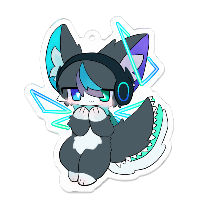 アクリルキーホルダー（コーティング） - 70 x 70 (mm)(1)