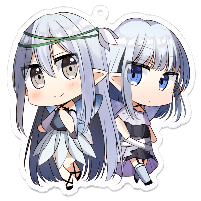 アクリルキーホルダー - 70 x 70 (mm)