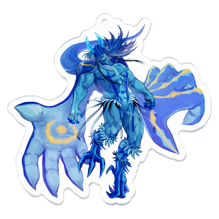 アクリルキーホルダー - 70 x 70 (mm)