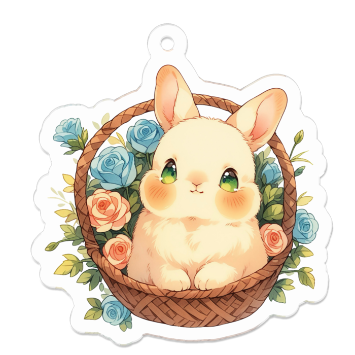 アクリルキーホルダー - 50 x 50 (mm)