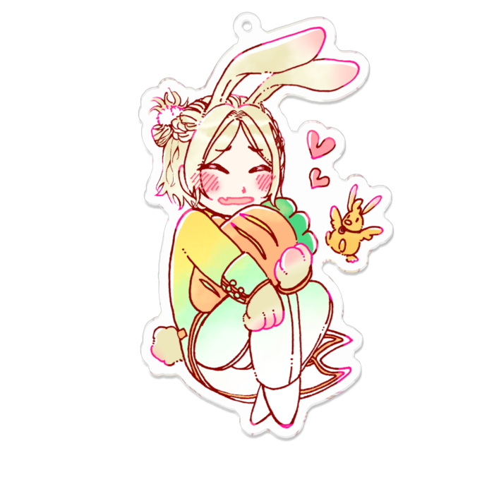 アクリルキーホルダー - 100 x 100 (mm)