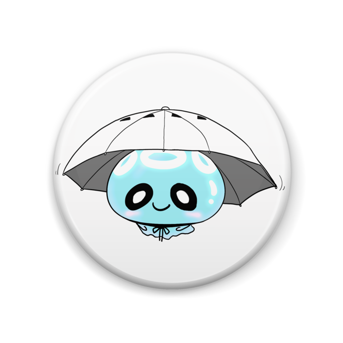 くらげのくらー缶バッジ:No.34 - AtelierTearDrop - BOOTH