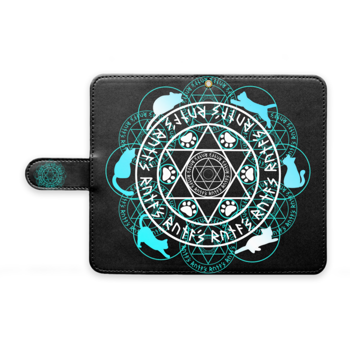 手帳型Androidケース - M - ストラップ穴 あり